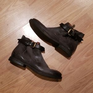 A.S. 98 leather bootie